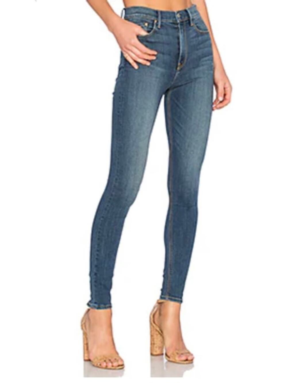 GRLFRND Kendall High-Rise Skinny Jean in You and Me Against the World Size 26